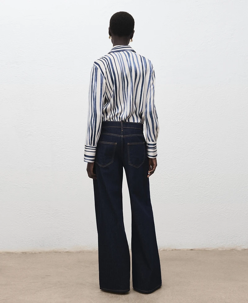 Mango Women's Flowy Printed Shirt