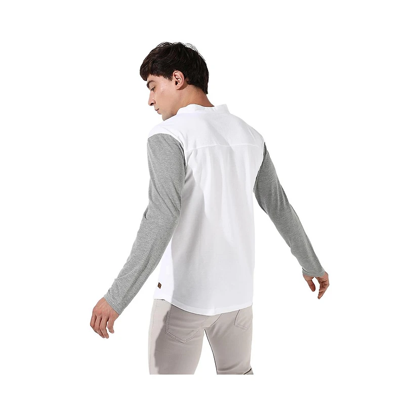 Campus Sutra Men's Colourblocked Regular Fit Shirt