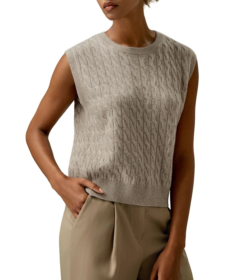 Lilysilk Women's Baby Cashmere Sweater Vest