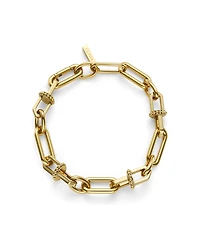 Olivia Burton Women's Anchor Link Gold Tone Stainless Steel Bracelet