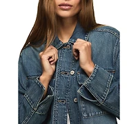 Lucky Brand Women's Denim Utility Long-Sleeve Jacket