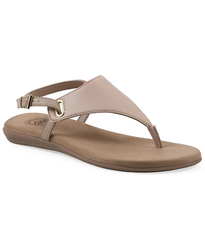 White Mountain Women's Lifted Slingback Sandals