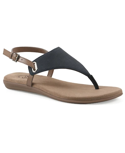 White Mountain Women's Lifted Slingback Sandals