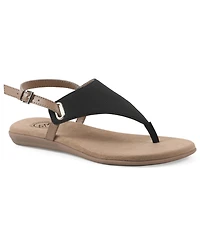 White Mountain Women's Lifted Slingback Sandals