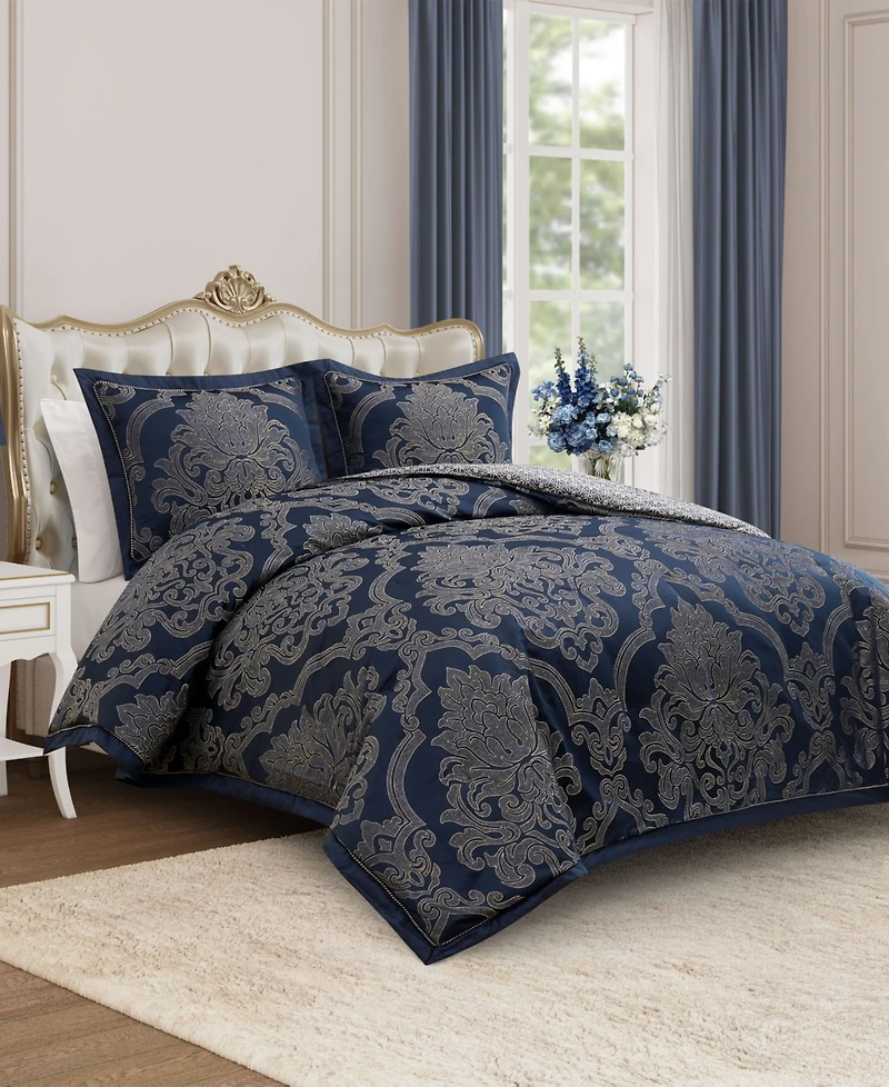 Waterford Vaughn Luxurious 3-Pc. Comforter Set