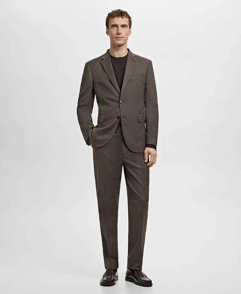 Mango Men's Milan Slim-Fit Suit Pants