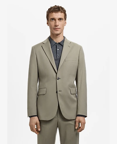 Mango Men's Milan Slim-Fit Suit Blazer