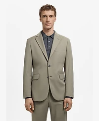 Mango Men's Milan Slim-Fit Suit Blazer