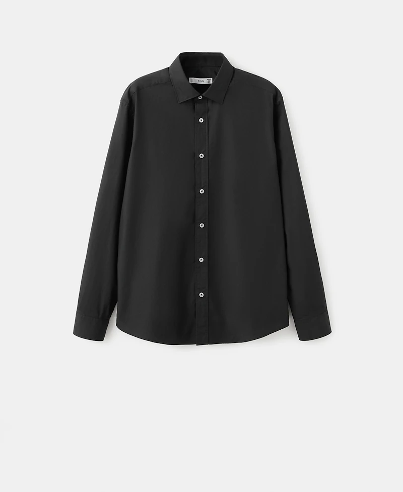 Mango Men's Regular-Fit Cotton Shirt