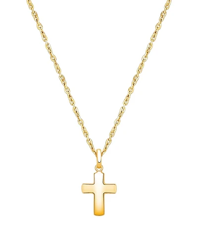 Tiny Blessings Children's 14K Gold Regal Cross Girls' 12-14" Necklace