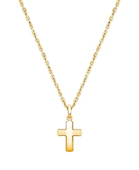Tiny Blessings Children's 14K Gold Regal Cross Girls' 12-14" Necklace