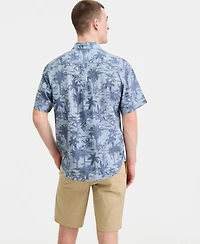 Tommy Bahama Men's Sand Desert Moody Tropical Short-Sleeve Shirt, Macy's Exclusive