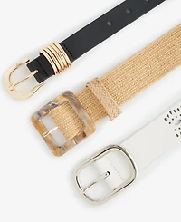 I.n.c. International Concepts 3 for 1 Seasonal and Core Belt Set, Macy's Exclusive