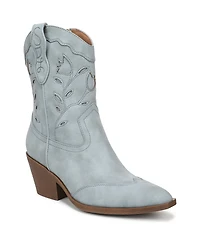 Sam and Libby Women's Flash Block Heel Western Booties
