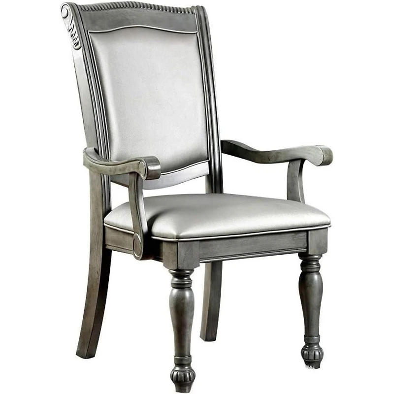Streamdale Furniture Traditional Gray Dining Chairs Set of 2