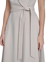 Calvin Klein Women's Collared Neck Blazer Dress