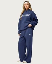 Edikted Women's Glitter Girl Sweatpants