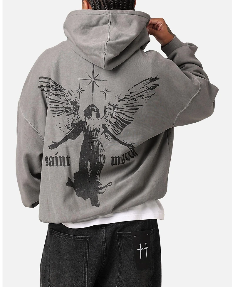 Saint Morta Men's Ethereal Hoodie Washed Charcoal