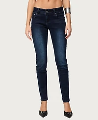 Edikted Women's Eloise Low Rise Skinny Jeans