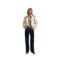 Cotton On Women's Cow Faux Fur Jacket