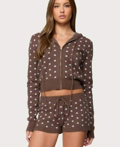 Edikted Womens Kenny Polka Dot Matched Set