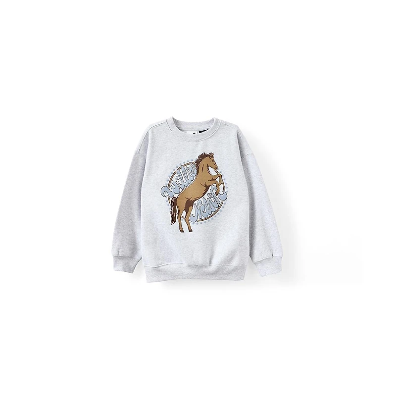 Cotton On Little Girls License Sammy Oversized Crew