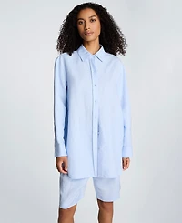 Kenneth Cole Women's Long-Sleeve Button-Front Top