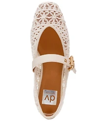 Dv Dolce Vita Women's Mulaney Mesh Buckle Mary Jane Flats