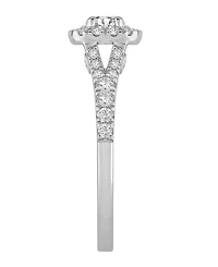 Macy's Diamond (3/4 ct. t.w.) Halo Engagement Ring in 14k Yellow Gold (also in 14k White Gold)