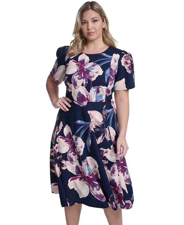 Calvin Klein Women's Foil Fit & Flare Dress at Mall of America in  Bloomington, MN