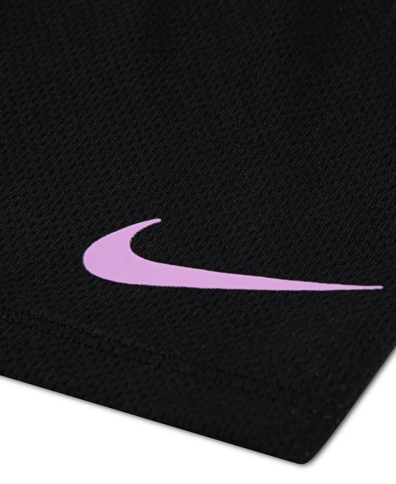 Nike Girls' Toddler 2T-4T Lace It Up Crewneck T-Shirt and Mesh Shorts, 2-Piece Set