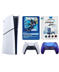 Sony PlayStation 5 Digital Fortnite Flowering Chaos Bundle with Extra Controller and MightySkins Code