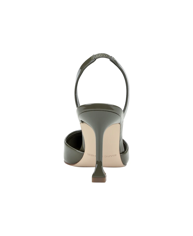 Marc Fisher Women's Hadya Pointy Toe Stiletto Slingback Pumps