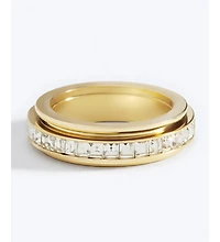 Mint & Lily Crystal Statement Spinning Fidget Ring