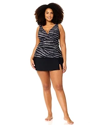 Raisins Curve Plus Tanzania Trendy Printed Tankini Swim Top