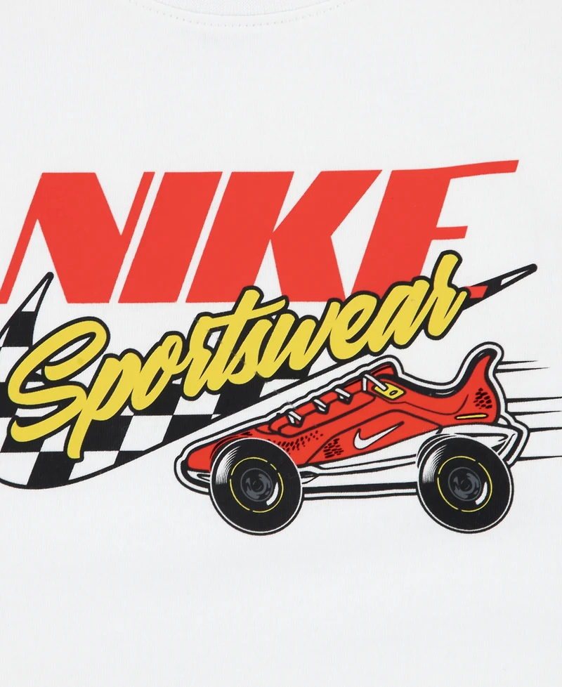 Nike Boys' 4-7 Victory Lap Crewneck T-Shirt and Mesh Shorts, 2-Piece Set