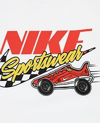 Nike Boys' 4-7 Victory Lap Crewneck T-Shirt and Mesh Shorts, 2-Piece Set