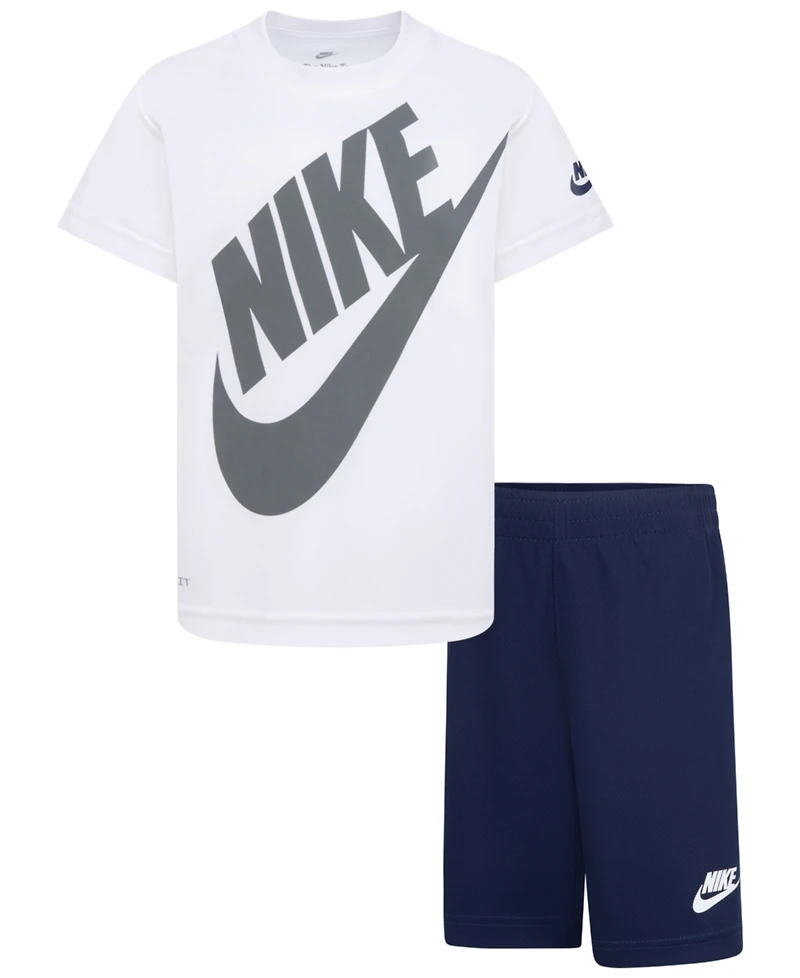 Nike Little Boys 2-Piece Futura T-Shirt and Shorts Set
