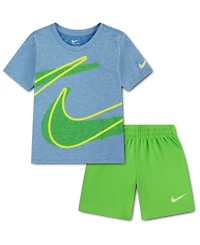 Nike Toddler Boys Dri-fit Dropset T-Shirt & Shorts Set