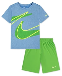 Nike Little Boys Dri-fit Dropset T-Shirt & Shorts Set