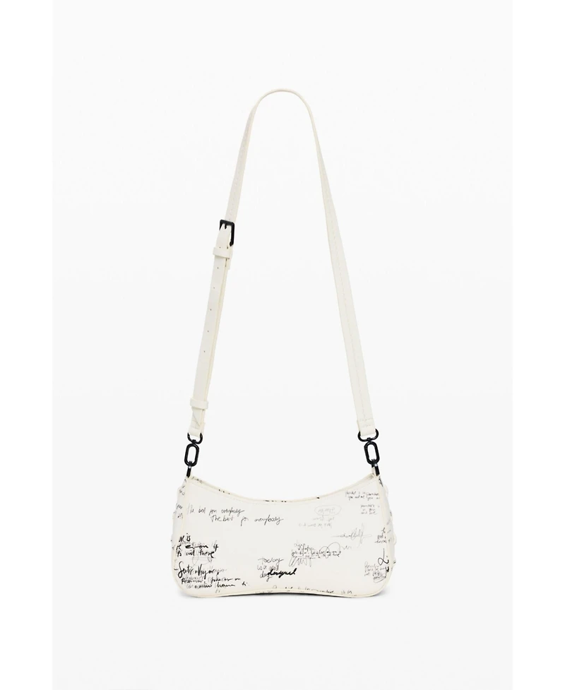 Desigual Women's Small braided bag with lettering