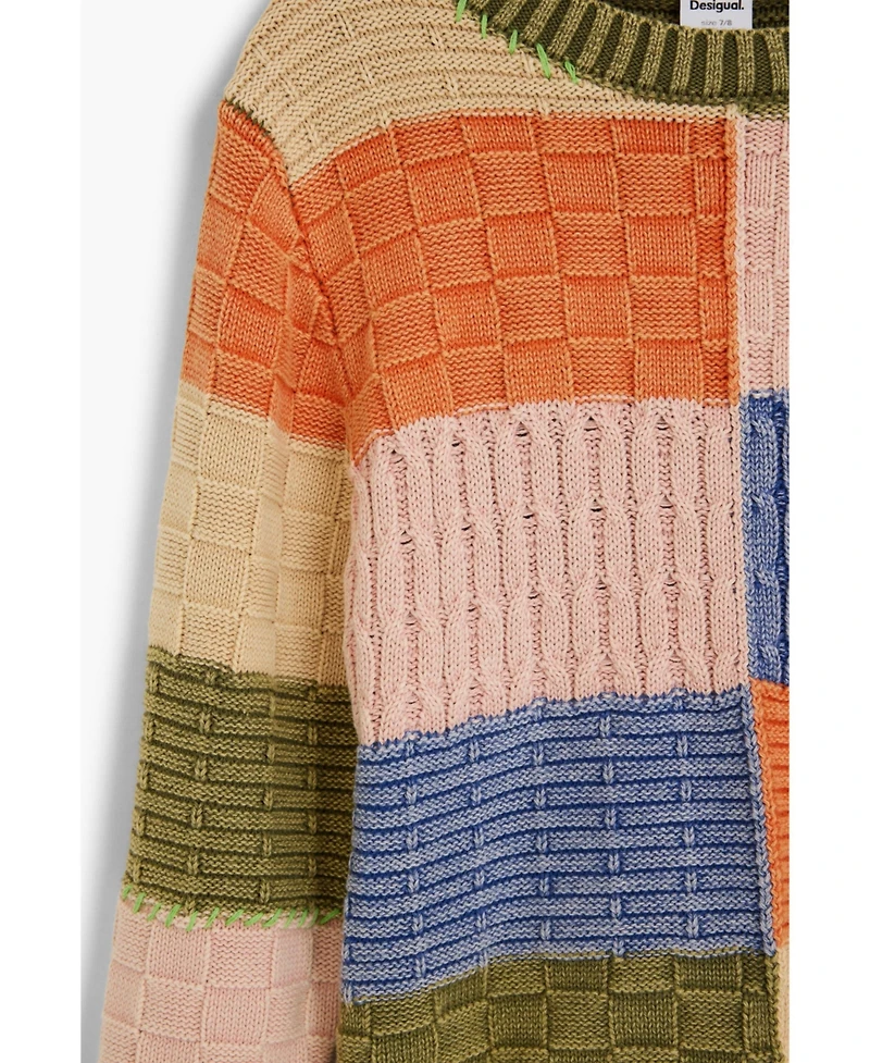 Desigual Boys Boys's Knit sweater with patches