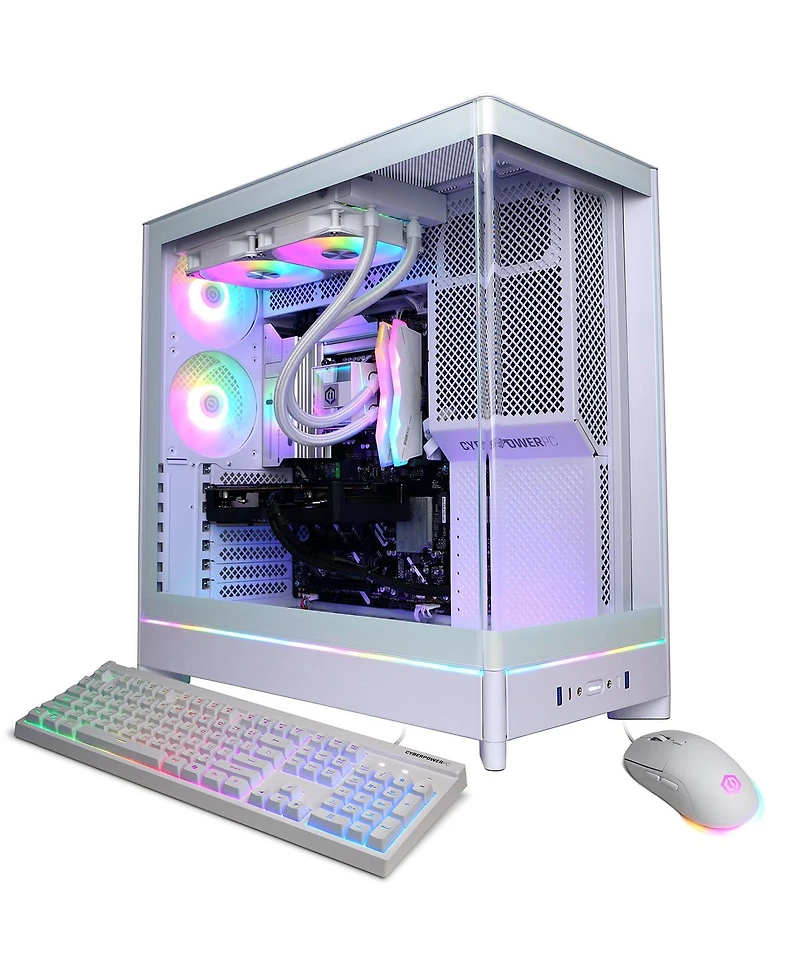 CyberPowerPC Gamer Supreme Liquid Cooled Gaming Desktop Computer, Intel Core Ultra 7 265KF 3.9GHz, 32GB Ram, 2TB Ssd