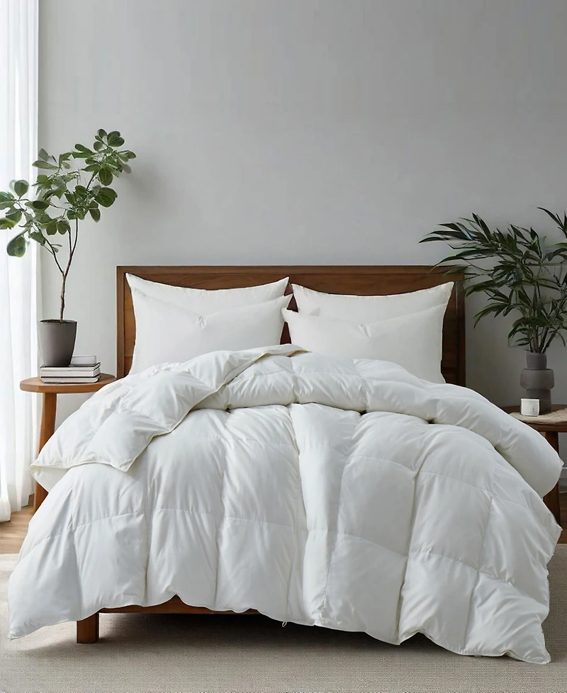 Unikome All-Season Goose Down Feather Fiber Comforter