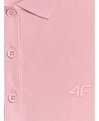 4F Women's slim polo shirt - pink