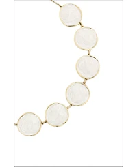 Retro Chic Enamel Ripple Necklace