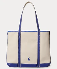 Polo Ralph Lauren Polo Bear Canvas Medium Shopper Tote Bag