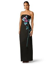 Adrianna Women's Knit Strapless Ball Gown