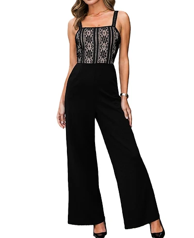 Cupshe Women's Dressed to Empress Black Jumpsuit