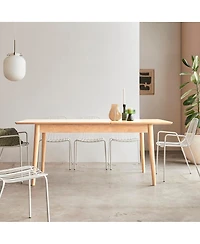 Tikamoon Cloe solid mango wood 190x88 extendable table